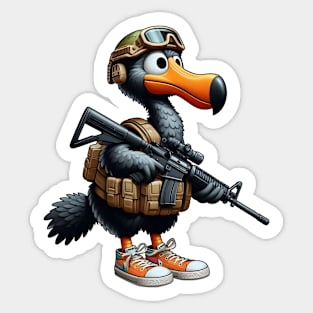 Tactical Dodo Bird Sticker